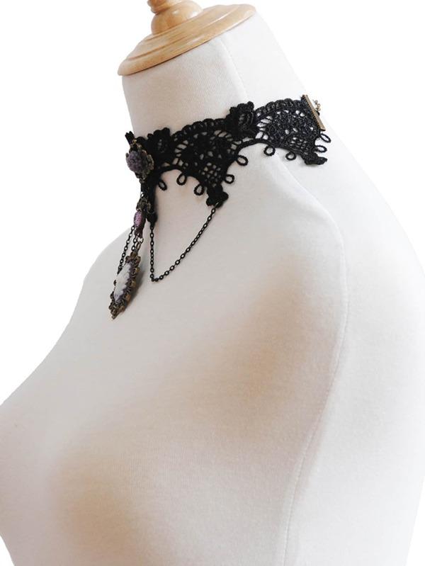 Halloween Lace Choker for Women