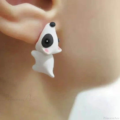 Handcrafted 3D Animated Polymer Clay Earring