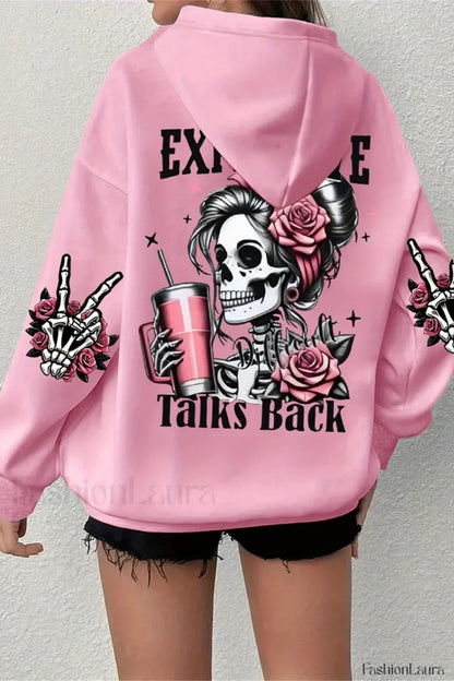 Harajuku Loose Fit Fleece Hoodie