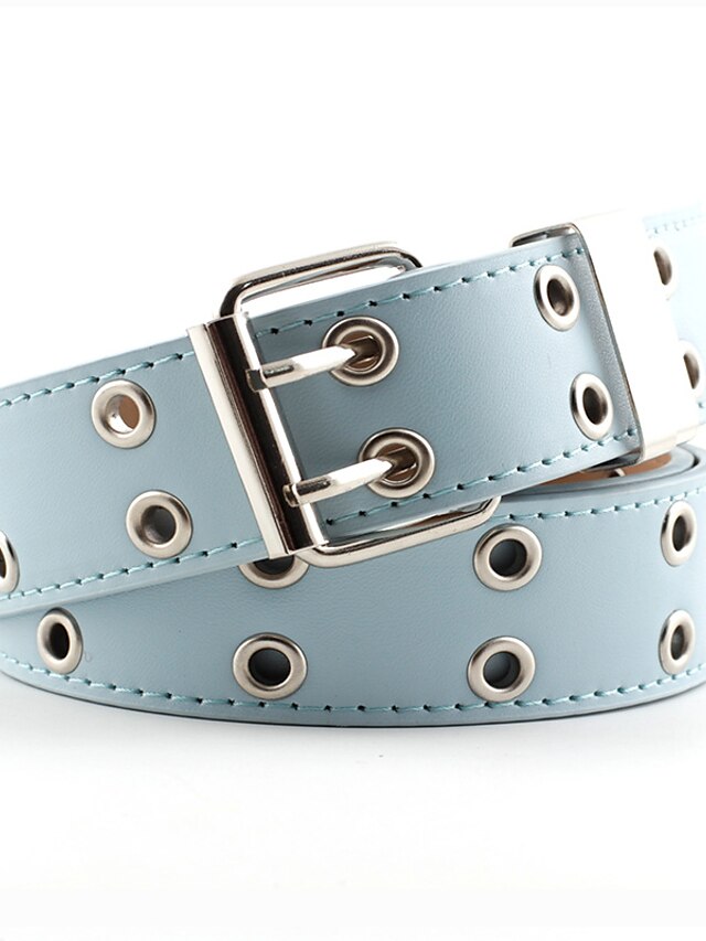Waist Belt Party Wedding Street Daily Black White Belt Pure Color Pink Fall Winter Spring Summer for Women