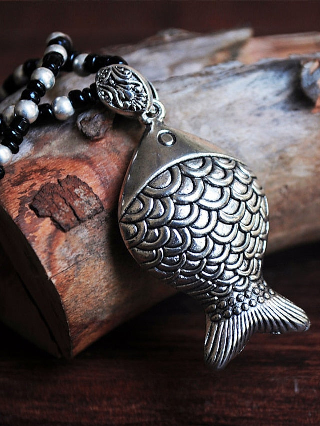 necklace Archaistic Street Fish Necklaces for Women