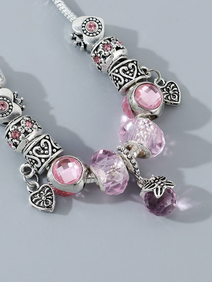 Heart Bead Decor Bracelet for Women