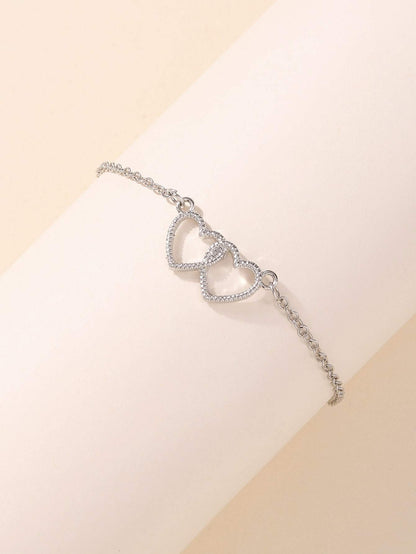 Heart Decor Chain Bracelet for Women
