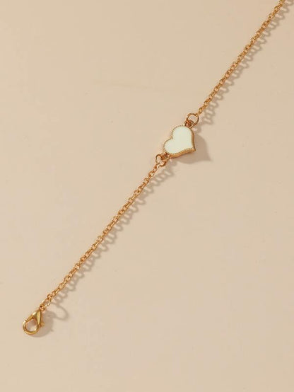 Heart Decor Chain Bracelet for Women