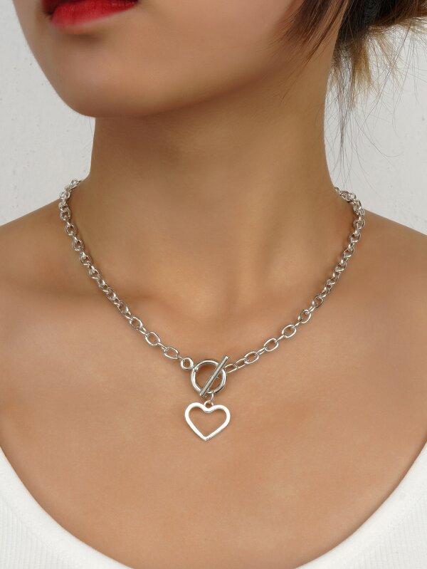 Heart Pendant Necklace for Women