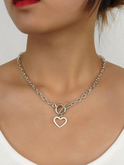 Heart Pendant Necklace for Women
