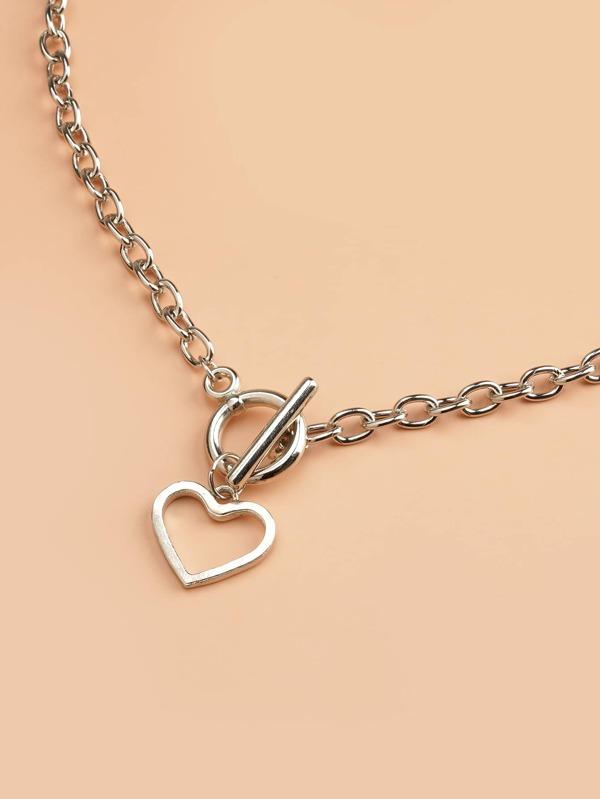 Heart Pendant Necklace for Women