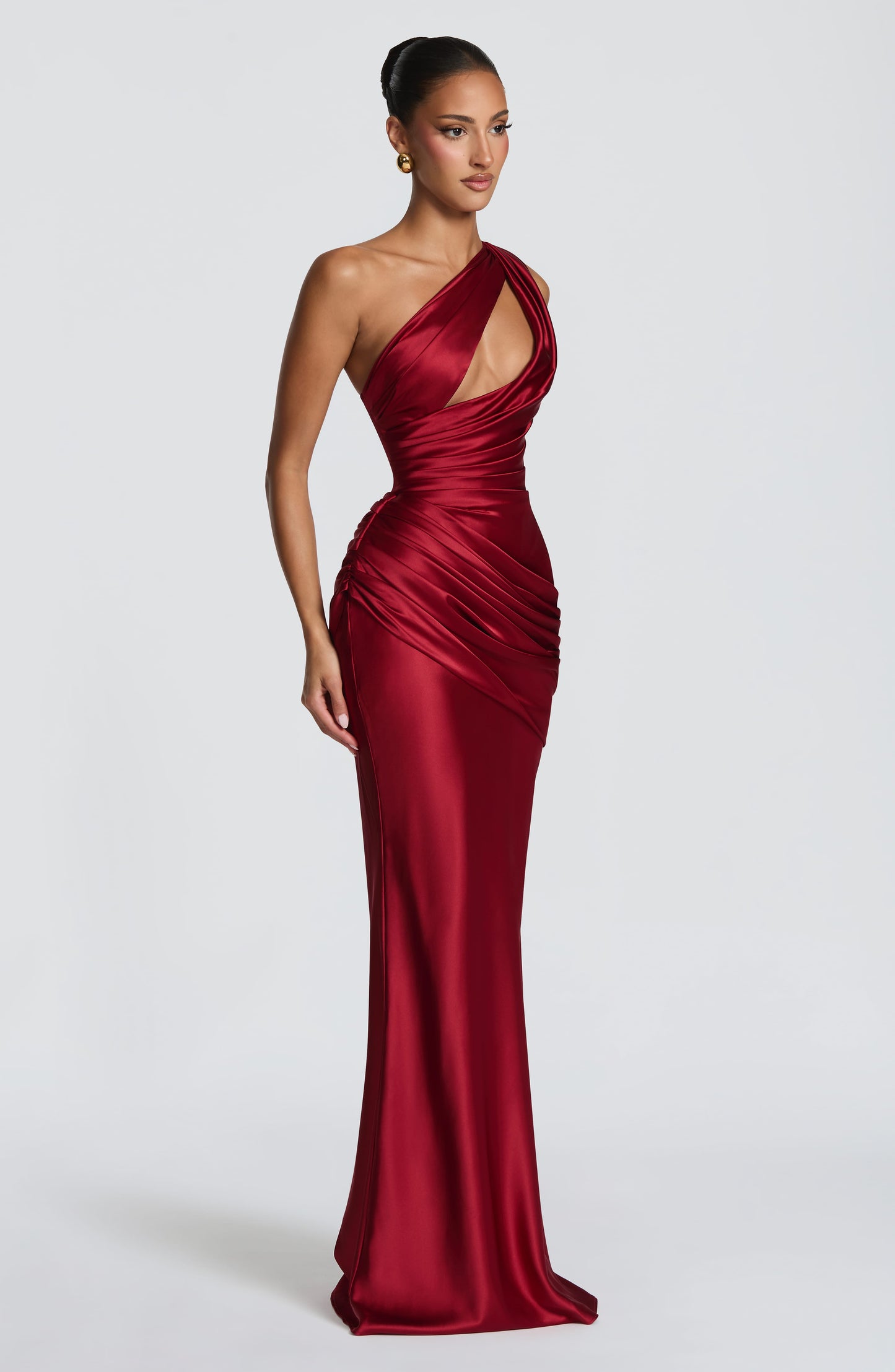 Helena Cutout Plunge Maxi Dress
