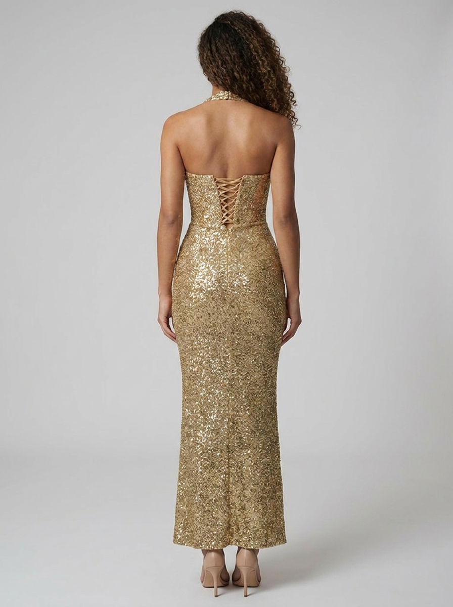 Pia Ruched Maxi Dress