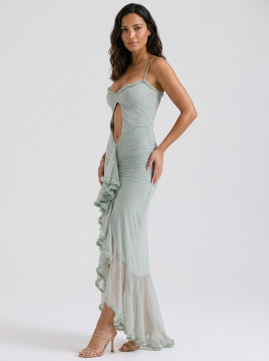 Freya Cutout Sweetheart Maxi Dress