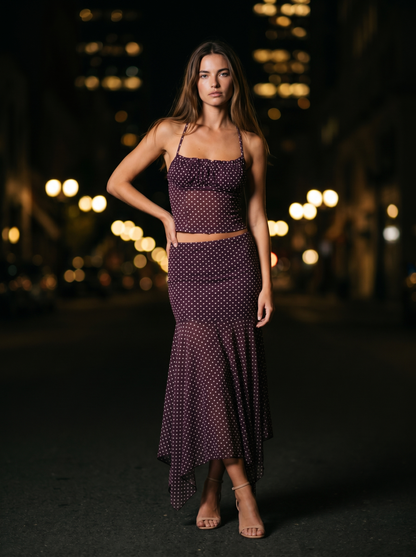 Finley Ruched Midi Set