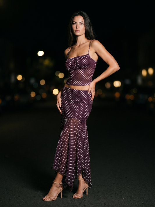 Finley Ruched Midi Set