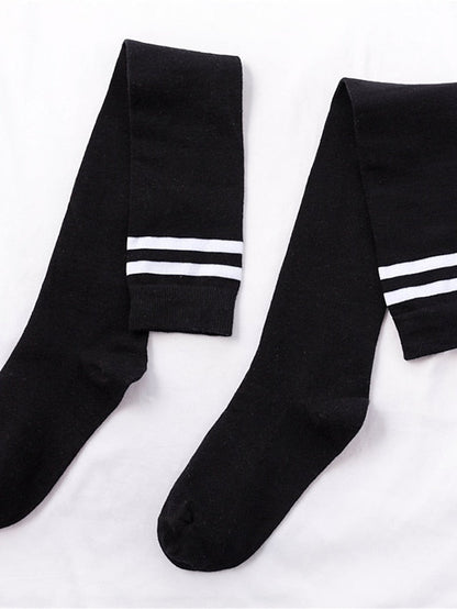 Stockings Party Gift Daily Plaid Polyester Acrylic Fibers Casual Classic Casual / Daily 1 Pair for Women