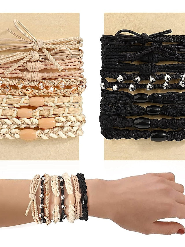 20pcs Hair Ties Hair Tie For Daily Thread Cord (Without the Card) for Women