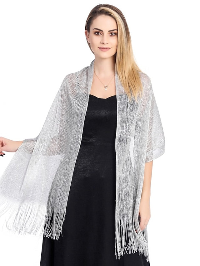 Scarves Shawl Party Daily Solid / Plain Color Polyester / Viscose Formal Casual Bohemia 1 PC for Women