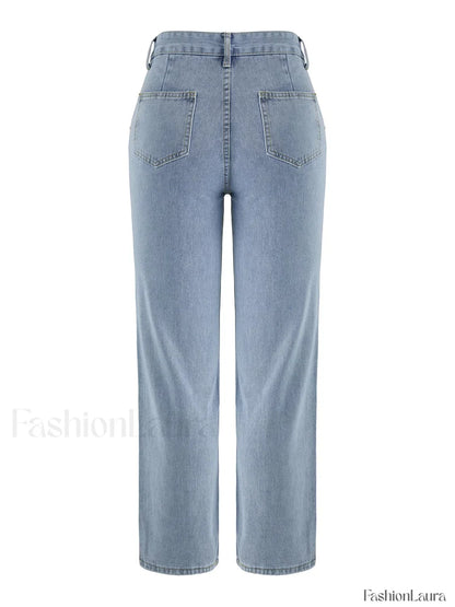 High Waist Baggy Boyfriend Jeans