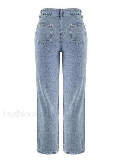 High Waist Baggy Boyfriend Jeans