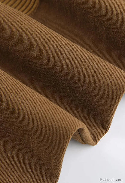 High Waist Y2K Corduroy Loose Pants