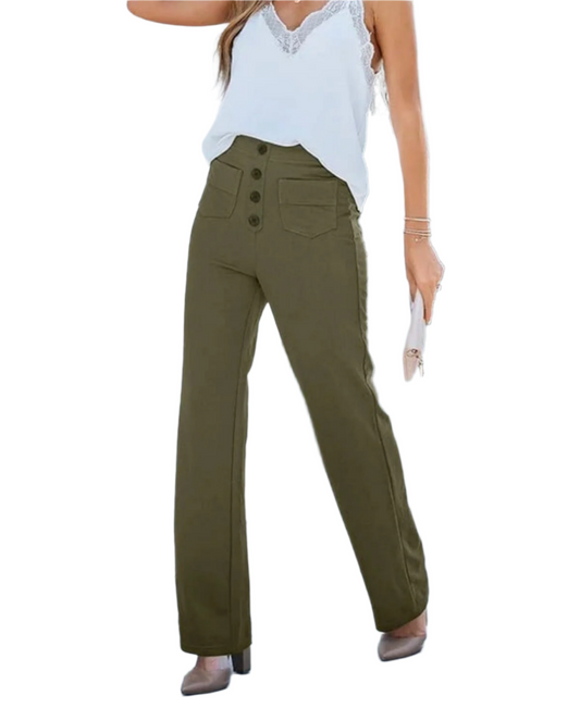 Capri - Pantalones de cintura alta - Elegantes - Modernos - Ideales para días informales