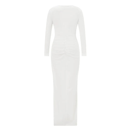 Spring Bodycon Dresses Designer Party Prom Deep V Neck Sexy Elegant Stylish Fashionable Maxi Dress