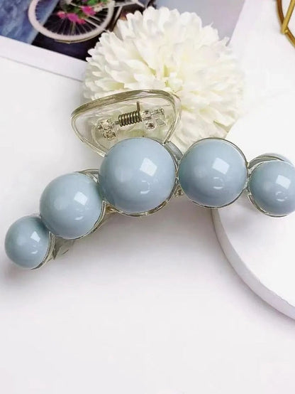 1PC Hair Claw For Gift Holiday Birthday Classic Resin Plastic Blue Green for Women