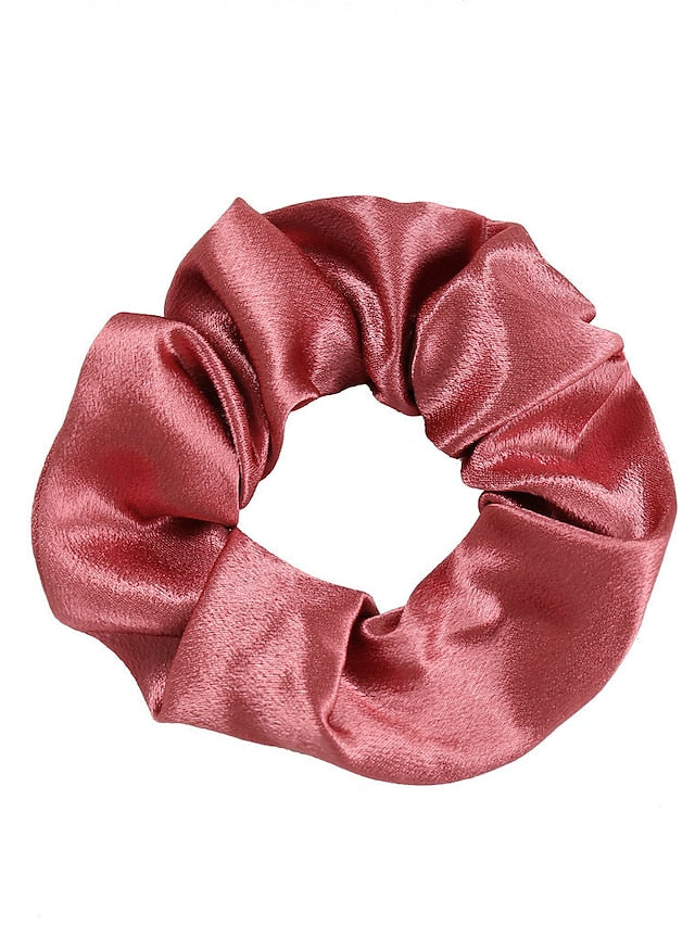 1pc Hair Ties Hair Tie For Street Holiday Festival Head Handmade Resin Fabric Rubber White Gray Yellow for Women