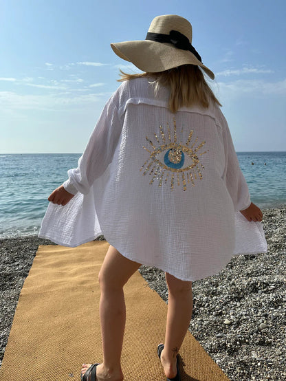 Britt - Angie - Camisa - Ocio - Estilo moderno y ligero - Ideal para verano