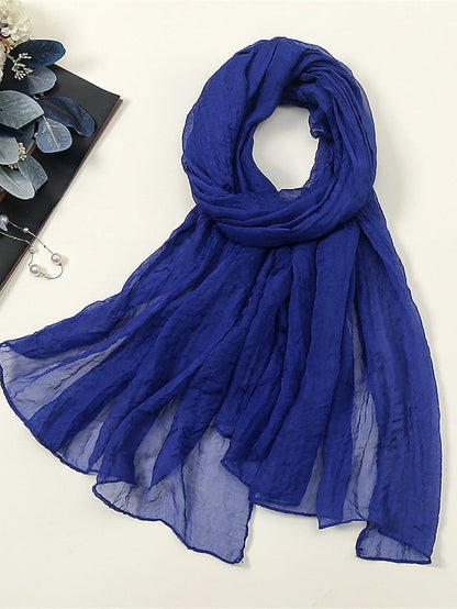 Fashion Street Pure Color Headwear for Women