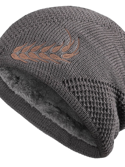 Hat Beanie / Slouchy Black Wine Khaki Party Outdoor Dailywear Knitted Pure Color Portable Windproof Comfort for Women