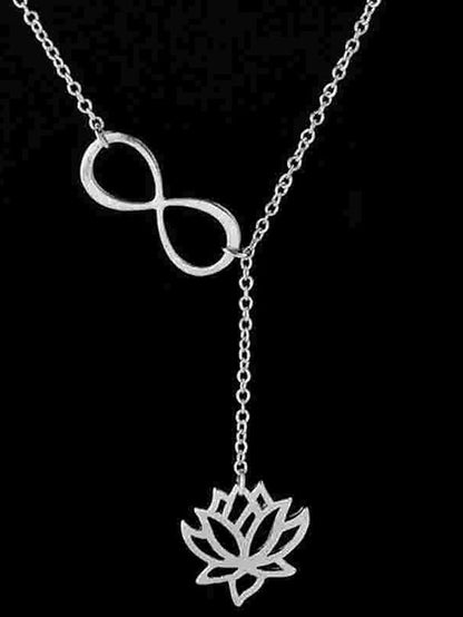 1PC Necklace For Street Daily Alloy Classic Lotus for Women