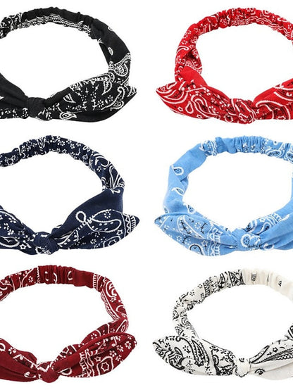 1PC Headbands Hair Band For Formal Outdoor Street Daily Classic Fabric Black White Dark Red for Women