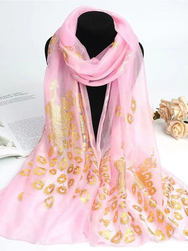 New Peacock Feather Shawls and Wraps for Party Dress Wedding Cape Bride Dress Shawl Women Wrap Shoulder Scarf for Women