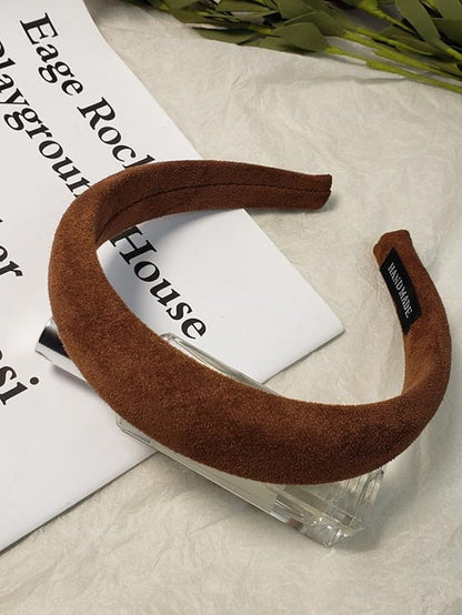 1PC Girls' Headbands Headband For Daily Classic Fabric 3# Rose Red 2#Beige 12# purple for Women