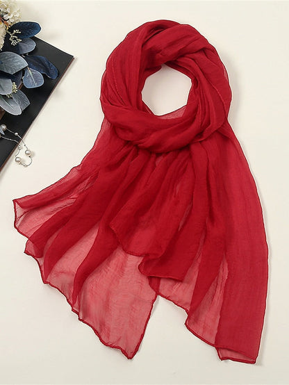 Fashion Street Pure Color Headwear for Women