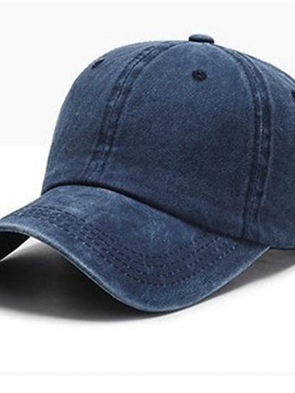 Baseball Cap Adjustable Buckle Pure Color Sports for Women