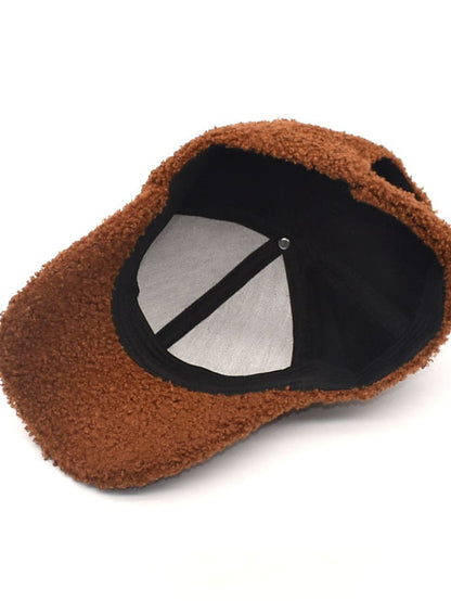 Hat Baseball Cap Winter Hats Black Pink Khaki Outdoor Street Dailywear Fleece Pure Color Windproof Comfort Warm for Women