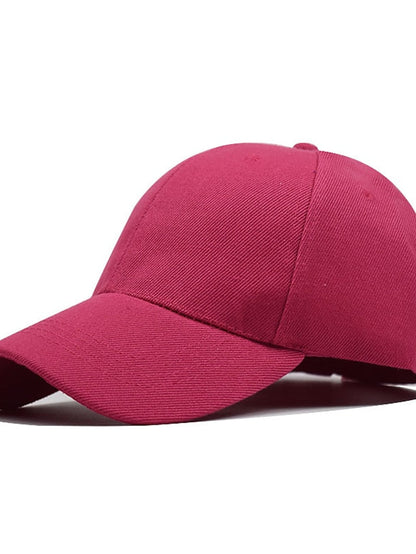 1pcs Unisex Cap Casual Solid Curved Sun Visor Baseball Cap Adjustable Snapback Hats For Women Men Hip Hop Cap Street Dad Hat for Women