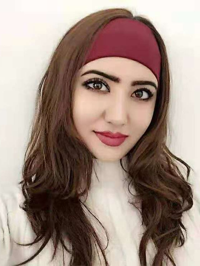 1pc Headbands Bandana Hair Scarf For Street Gift Holiday Head Classic Fabric Black Gray Purple for Women