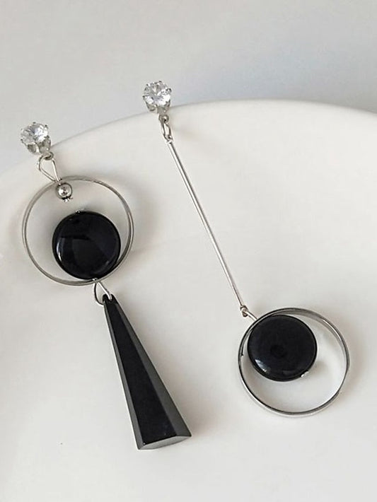 1 Pair Mismatch Earrings For Daily Festival Alloy Classic Fashion for Women