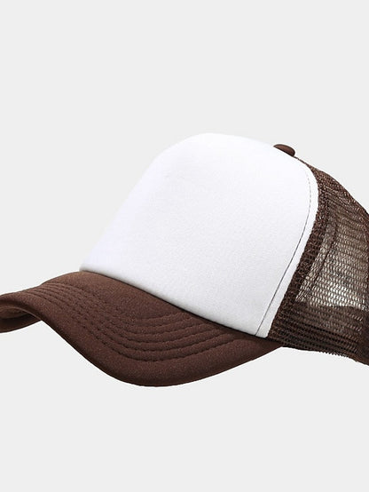 1pcs Unisex Cap Casual Plain Mesh Baseball Cap Adjustable Snapback Hats For Women Men Hip Hop Trucker Cap Streetwear Dad Hat for Women