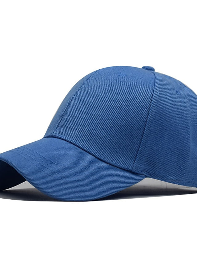 1pcs Unisex Cap Casual Solid Curved Sun Visor Baseball Cap Adjustable Snapback Hats For Women Men Hip Hop Cap Street Dad Hat for Women