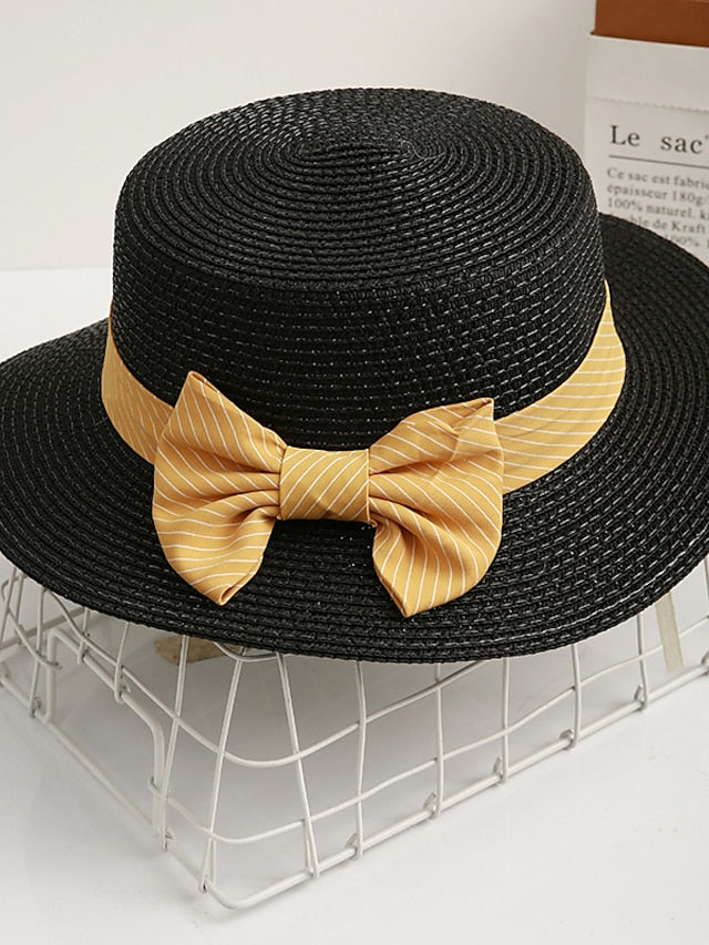 Sun Hat Straw Hat Daily Holiday Straw Vacation Casual Beach Sunscreen Casual / Daily 1 pcs for Women