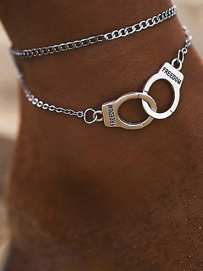 Fashion Outdoor Pure Color Anklet for Women