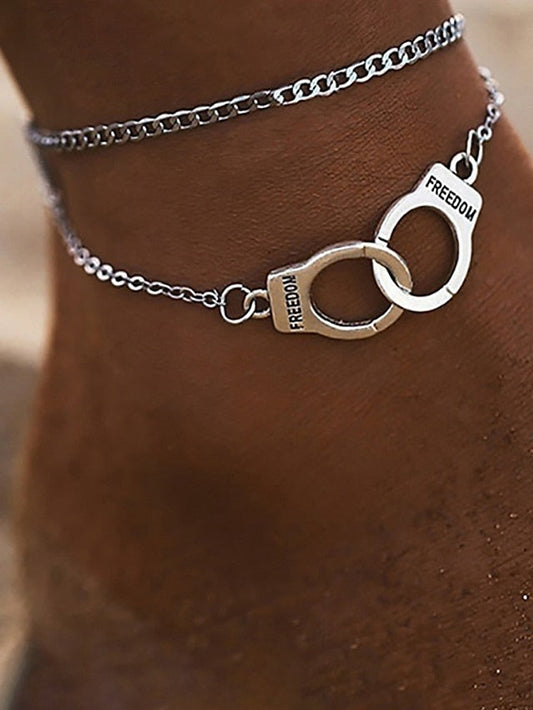Fashion Outdoor Pure Color Anklet for Women