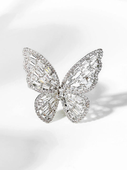 Rings Elegant Wedding Butterfly Ring / Silver / Fall / Winter / Spring / Summer for Women