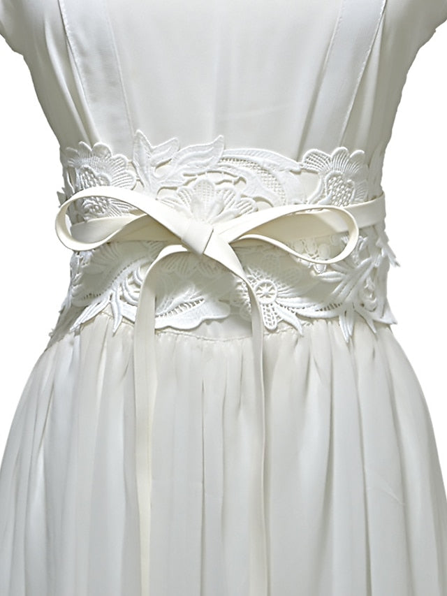 Wide Belt Corset Belt PU Leather Buckle Free Geometric Formal Party Wedding White Black Pink Red for Women