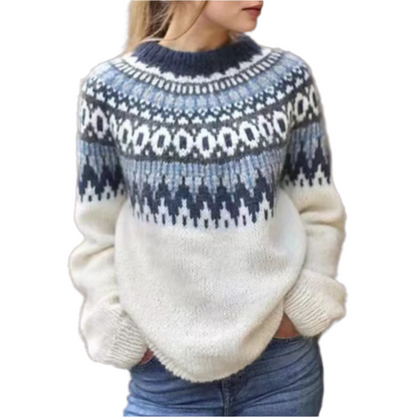 Wilma - Suéter con estampado retro - Casual - Estampado único - Ideal para otoño/invierno