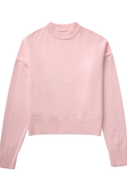 Suéter holgado informal para mujer 