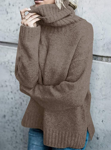 Suéter de cuello alto de cachemira de moda para mujer | Ideal para otoño/invierno