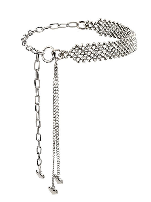 Chain Belt Metal Chain Metal Bucke Charm Pendent Cowboy Casual Party Daily Silver for Women